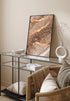 Karmelowy Agat Prawy Rose Gold Plakat 50x70cm